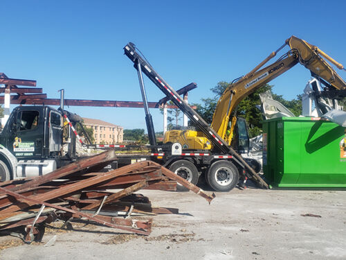 Structural Demolition Of Shell Gas Station