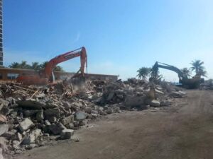 Seahore Club Demolition Sunny Isles Fl