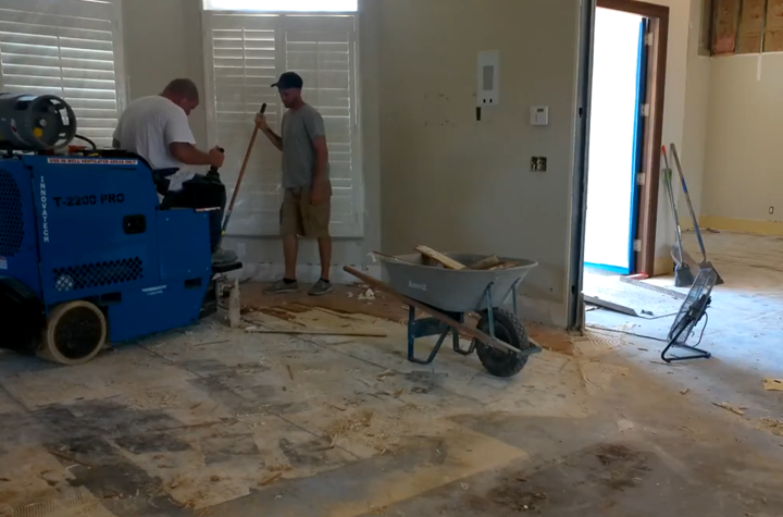 Residential Floor Removal